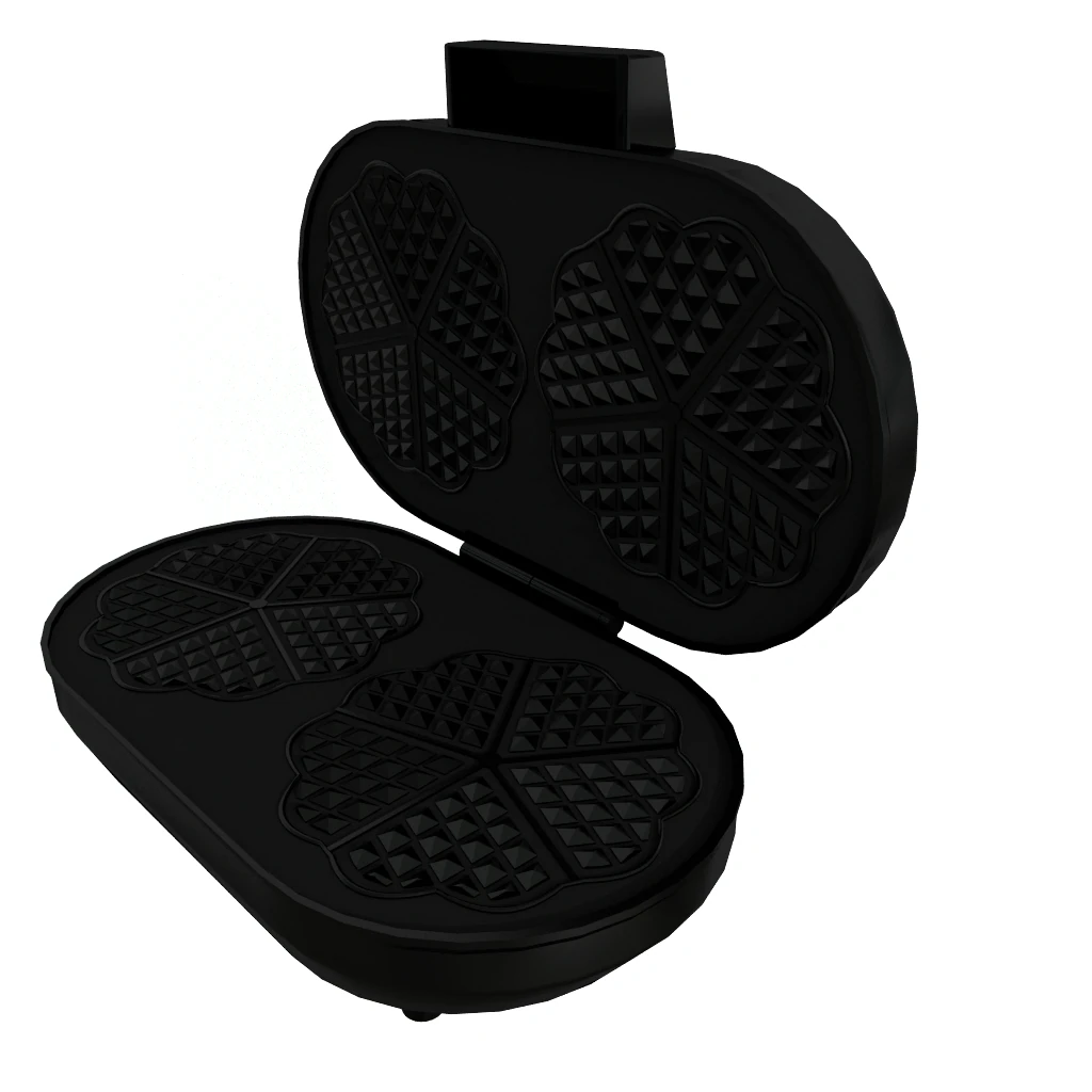 waffle iron 3D Model .c4d .max .obj .3ds .fbx .stl .blend 