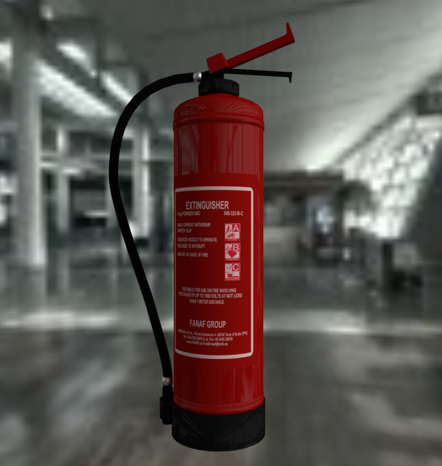 extinguisher 3D 模型 .c4d .max .obj .3ds .fbx .stl .blend 
