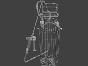 garden hand sprayer 3D 모델