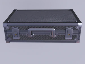 aluminum briefcase 3D Model
