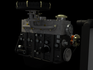 engine 3D-Modell
