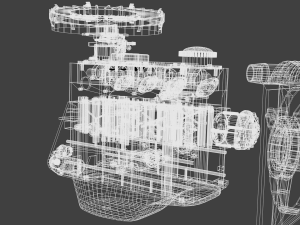 engine 3D-Modell