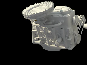 silnik Model 3D