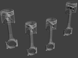 connecting rod Modello 3D