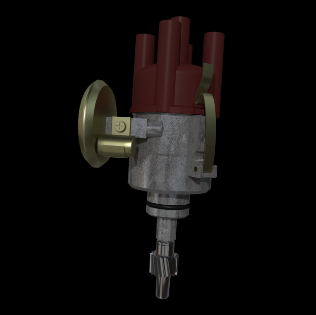 distributor 3D 모델 .c4d .max .obj .3ds .fbx .stl .blend