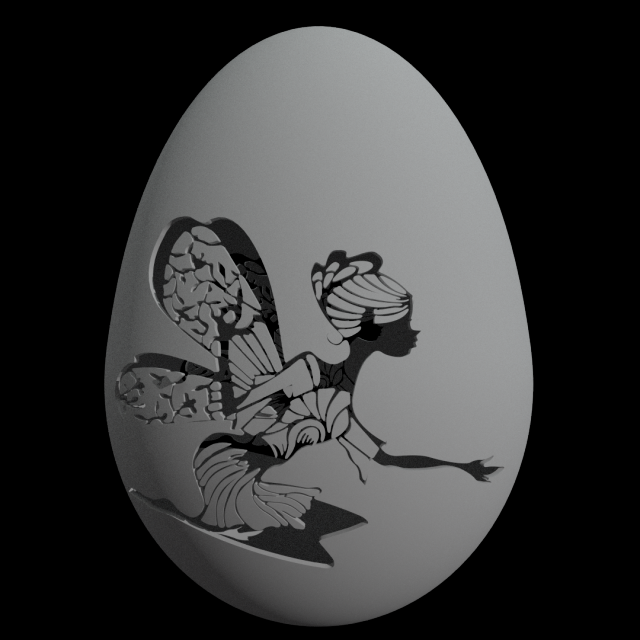 easter-egg 3D-Modell .c4d .max .obj .3ds .fbx .stl .blend 