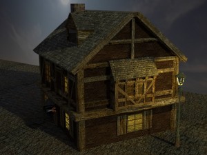 house cottage 3D 模型