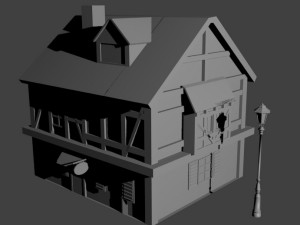 house cottage 3D 模型