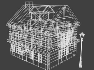 house cottage 3D 模型