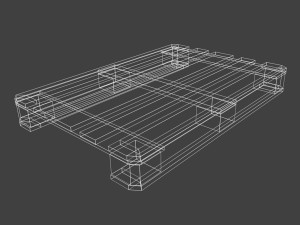 pallet 3D मॉडल