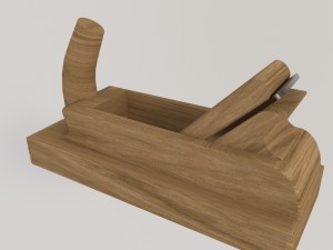 wood working plane 3D मॉडल