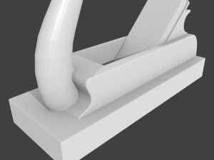 wood working plane Modello 3D