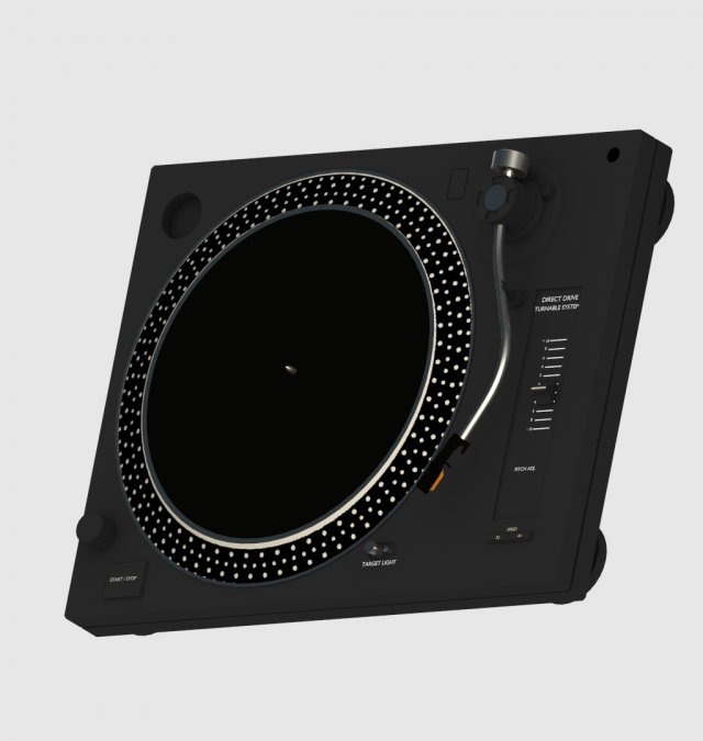 turntables 3D 模型 .c4d .max .obj .3ds .fbx .stl .blend 