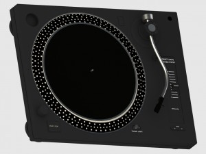 turntables 3D 模型