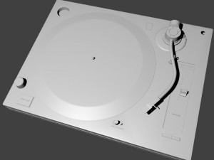 turntables 3D 模型