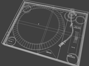 turntables 3D 模型