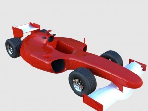 f1 racer Modelo 3D