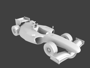 f1 racer Modelo 3D