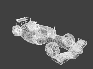 f1 racer Modelo 3D