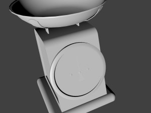 kitchen scale Modello 3D