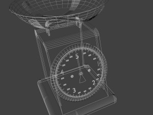 kitchen scale Modello 3D