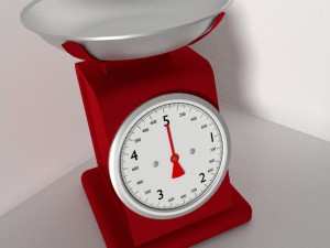 kitchen scale Modello 3D