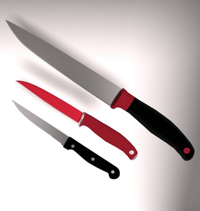 knifes 3Dモデル .c4d .max .obj .3ds .fbx .stl .blend 