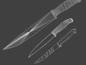 knifes 3Dモデル