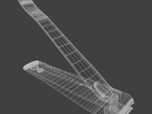 finger nail clipper 3D 모델