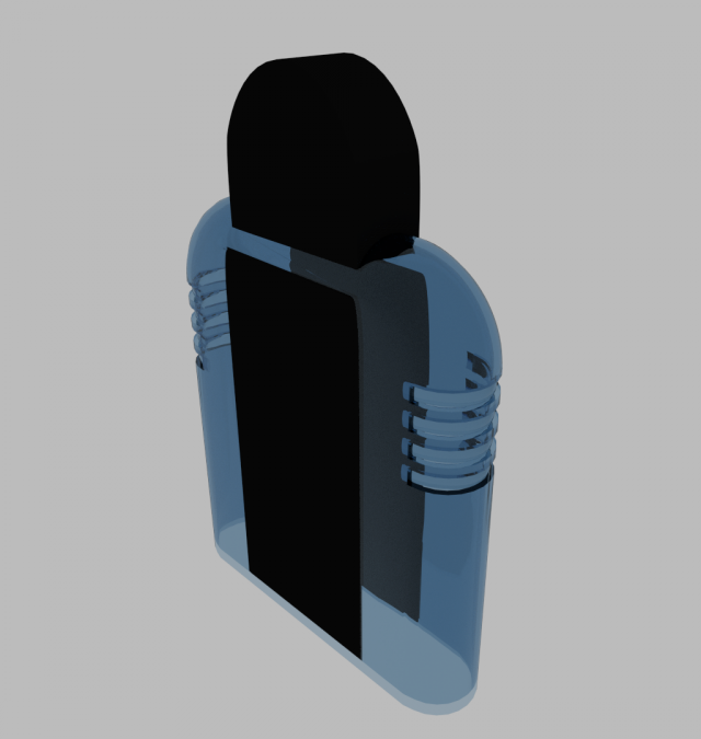 perfume bottle Model 3D .c4d .max .obj .3ds .fbx .stl .blend 