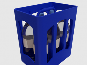 bottle crates 3Dモデル