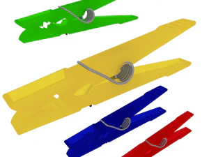 pinza de ropa Modelo 3D