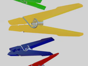 clothes peg 3D Model
