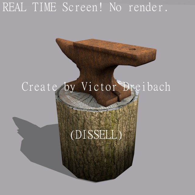 anvil 3D Модель .c4d .max .obj .3ds .fbx .stl .blend 