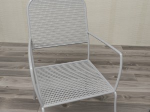metal chair Modello 3D