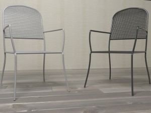 metal chair Modello 3D