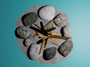 campfire 3D Model