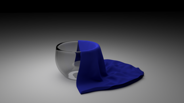 glass cup with cotton shawl Modèles 3D en vedette .c4d .max .obj .3ds .fbx .stl .blend 