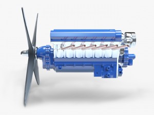 v12 aviation engine Modèle 3D