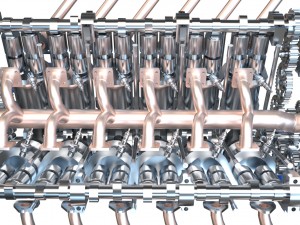 v12 aviation engine Modèle 3D