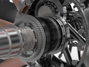 clerget 9b rotary engine 3D Model