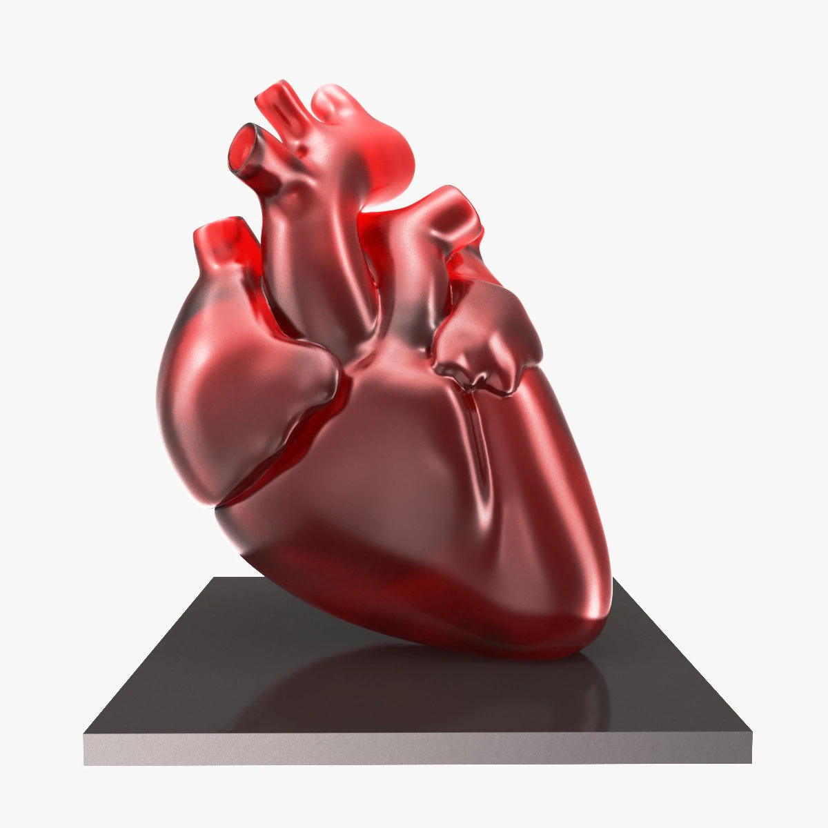 decorate heart 3D Model .c4d .max .obj .3ds .fbx .stl .blend