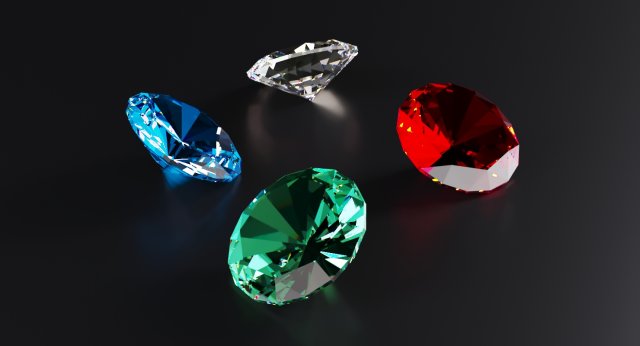 brilliant 3D Model .c4d .max .obj .3ds .fbx .stl .blend 