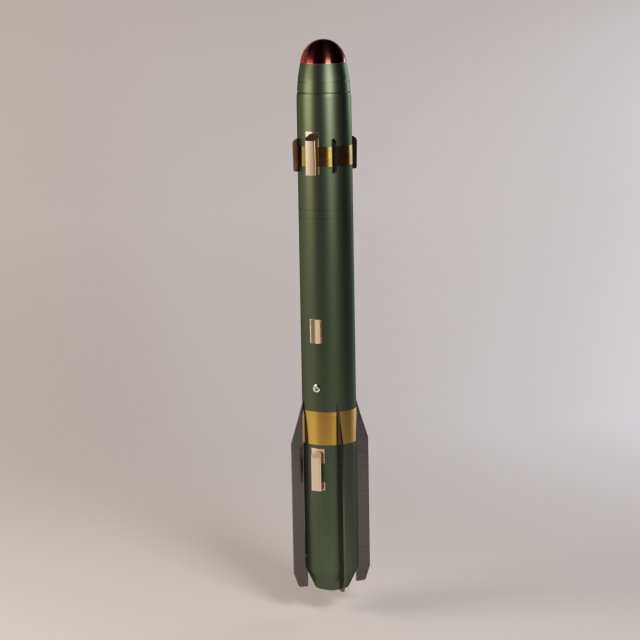 agm-114 hellfire 3D मॉडल .c4d .max .obj .3ds .fbx .stl .blend 