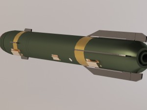agm-114 hellfire 3D मॉडल