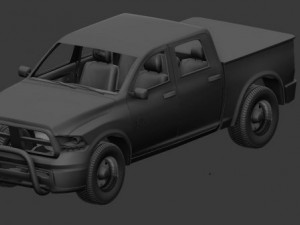 dodge ram 1500 Modelo 3D