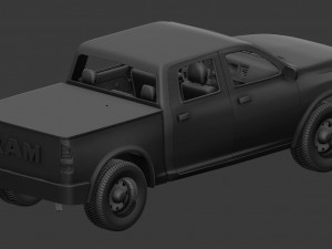 dodge ram 1500 Modelo 3D