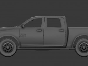 dodge ram 1500 Modelo 3D