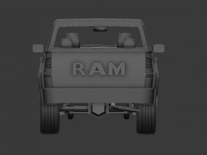 dodge ram 1500 Modelo 3D