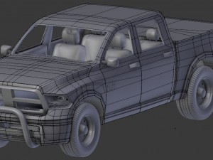 dodge ram 1500 Modelo 3D